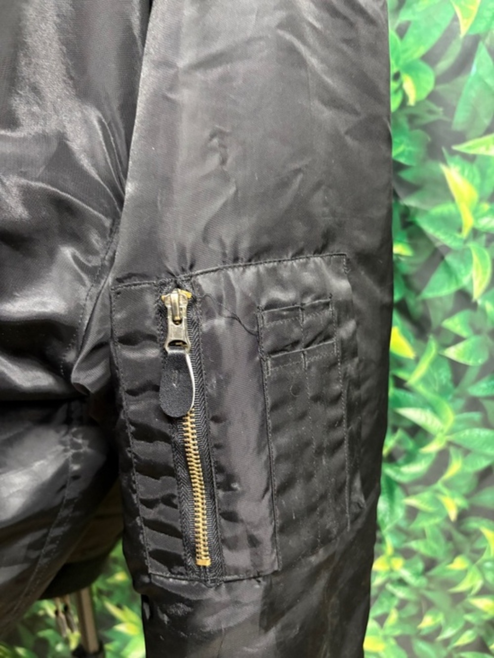 Black Aviator Jacket - Picture 2 of 5